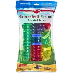 Kaytee CritterTrail Fun-nel Assorted Tubes 16 Piece Set Hamster Gerbil Mouse